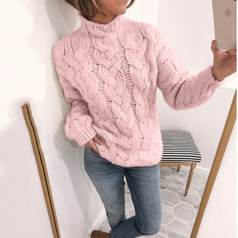 High-Neck Pullover